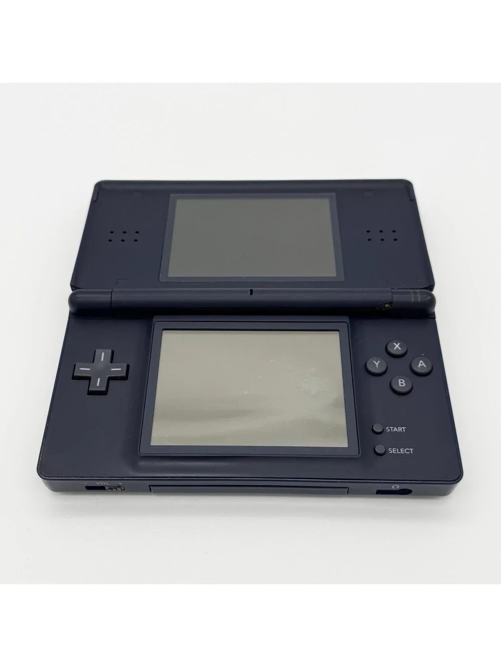 Nintendo DS Lite USG-001 JPN Dark Blue Japan Broken Top LCD - Yellowing Bottom